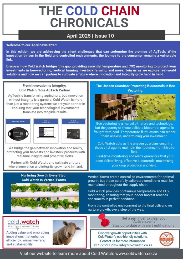 coldwatch april newsletter