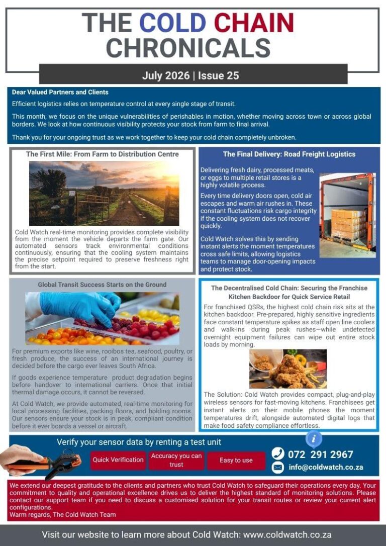 ColdWatch Cold Chain Chronicals July 2026
