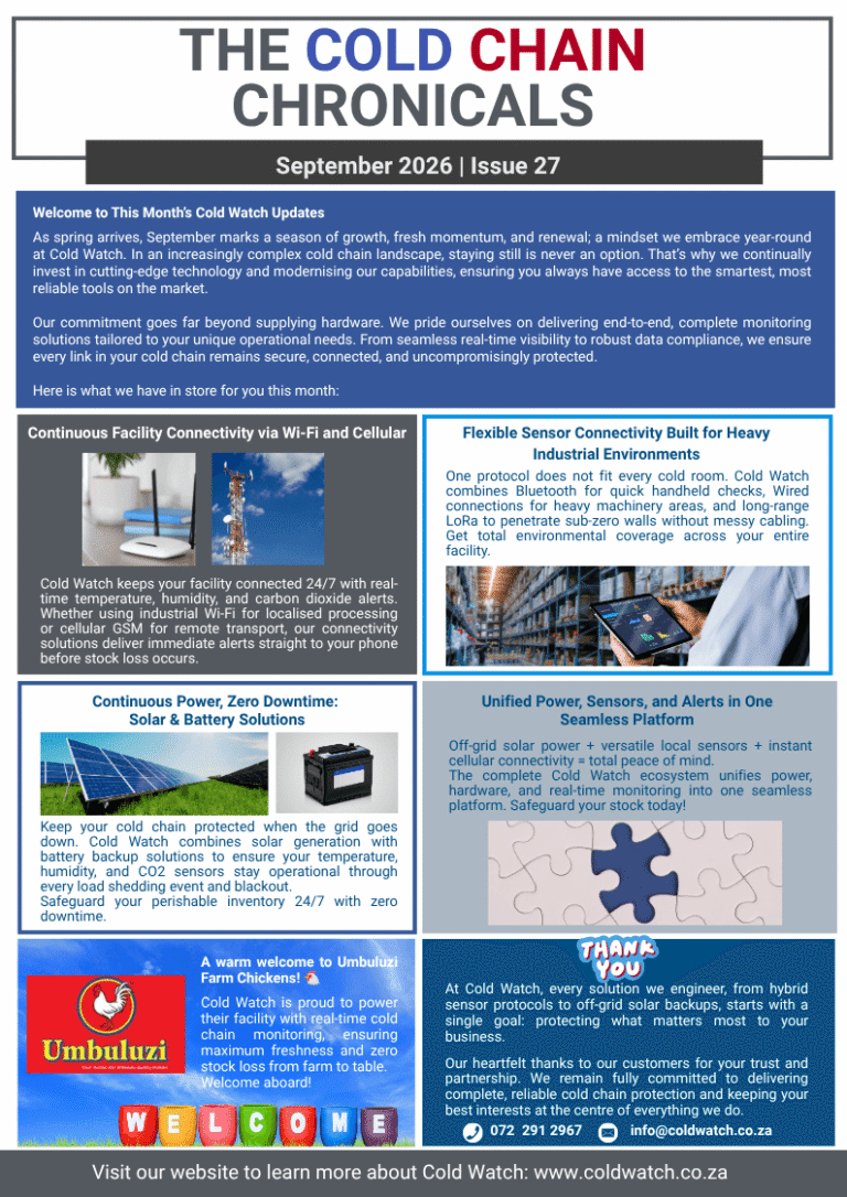 Cold Chain Chronicals September 2026
