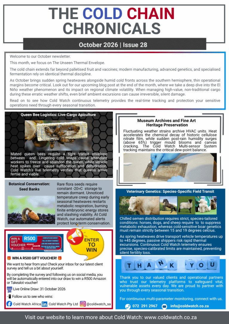 Cold Chain Chronicals October 2026